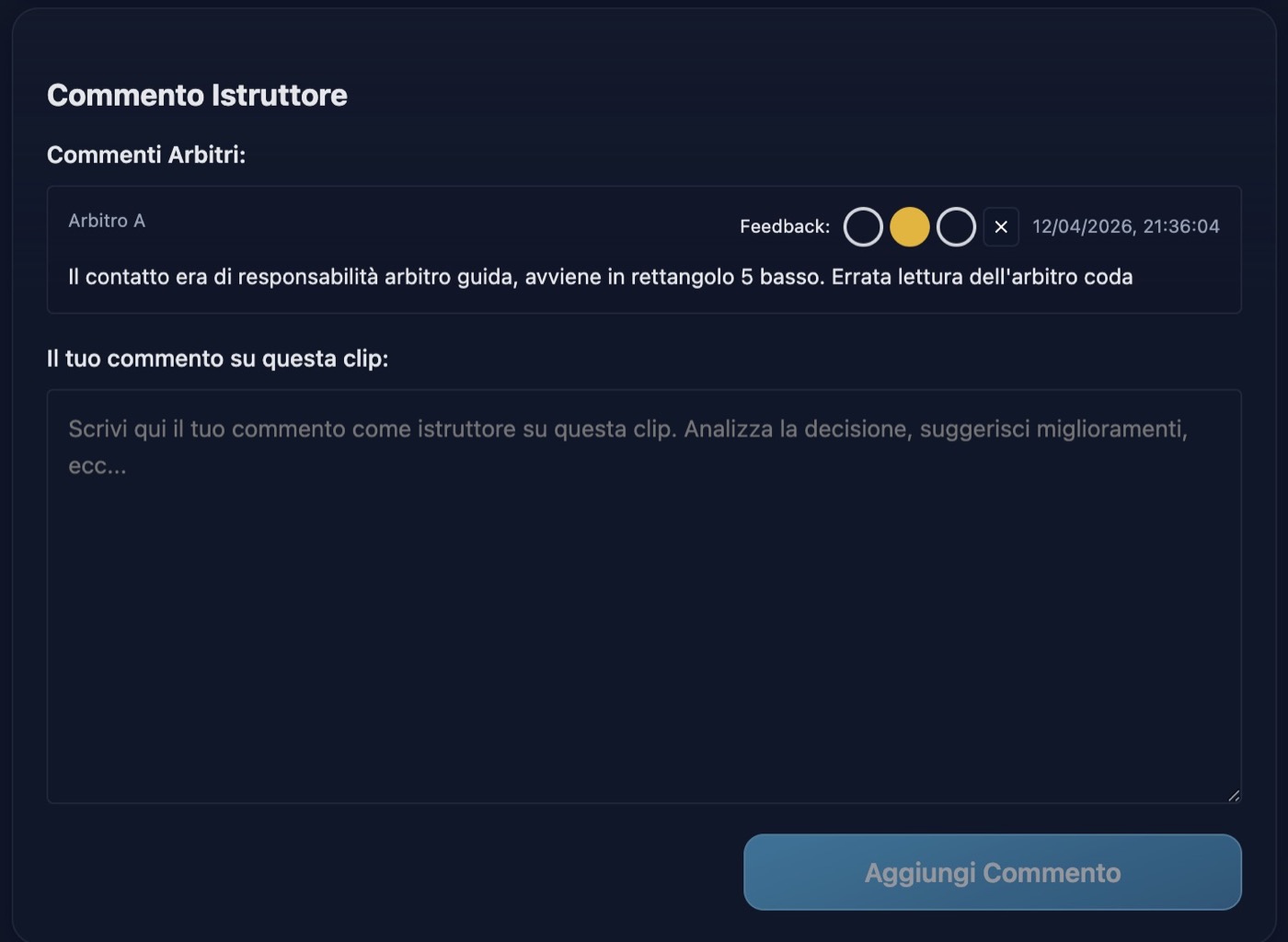 Semaforo verde arancione rosso sui commenti